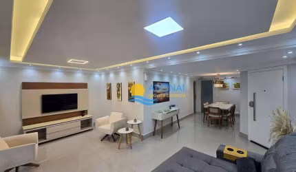 Apartamento com 3 dormitórios à venda, 130 m² por R$ 850.000,00 - Pitangueiras - Guarujá/SP