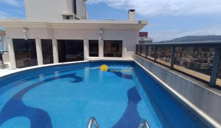 Cobertura com 6 dormitórios à venda, 380 m² por R$ 4.500.000,00 - Enseada - Guarujá/SP
