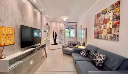 Apartamento com 1 dormitório à venda, 57 m² por R$ 405.000,00 - Tombo - Guarujá/SP