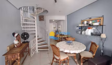 Cobertura com 3 dormitórios à venda, 135 m² por R$ 480.000,00 - Enseada - Guarujá/SP