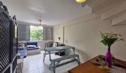 Apartamento com 2 dormitórios à venda, 65 m² por R$ 450.000,00 - Tombo - Guarujá/SP