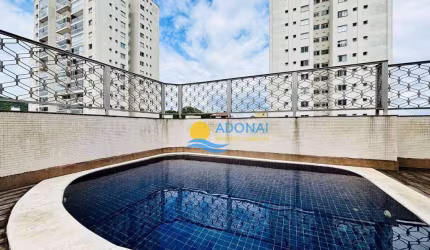 Cobertura com 3 dormitórios à venda, 119 m² por R$ 850.000,00 - Jardim Astúrias - Guarujá/SP