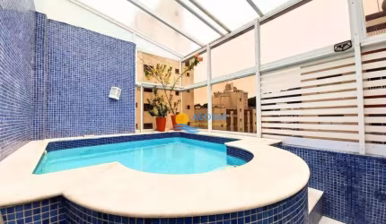 Apartamento Duplex com 4 dormitórios à venda, 178 m² por R$ 1.050.000,00 - Pitangueiras - Guarujá/SP