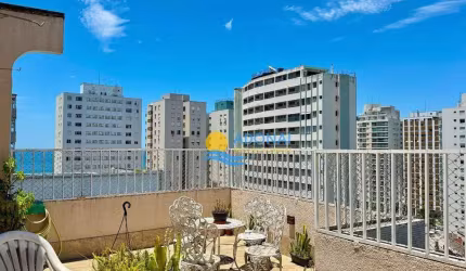 Cobertura com 3 dormitórios à venda, 173 m² por R$ 950.000,00 - Pitangueiras - Guarujá/SP