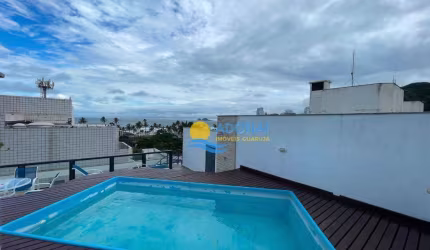 Enseada Cobertura com vista Mar, ótima área de lazer com espaço Gourmet.