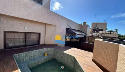 Cobertura com 4 dormitórios à venda, 198 m² por R$ 1.300.000,00 - Pitangueiras - Guarujá/SP