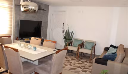 Apartamento na Vila Mascote com 76m², 3 dormitórios, 1 suíte e 1 vaga