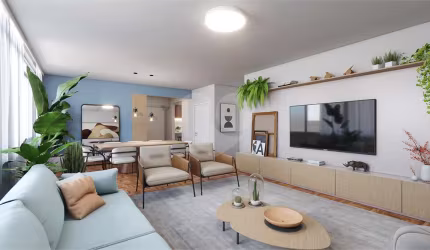 Apartamento Alto Padrão – 155m², 2 Suítes e 2 Vagas de Garagem