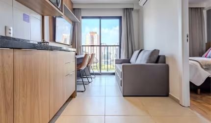 Studio para Locação no Vibe Vila Olímpia – Moderno, Funcional e Mobiliado! São Paulo SP