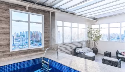 Para Locação Cobertura Duplex Mobiliada 400 m2 - Central Park Prime