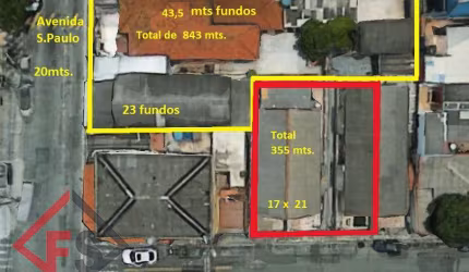 ÁREA de 1198m² em ótima Localização