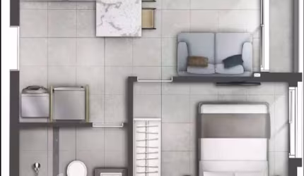 Apartamento com 1 quarto à venda na Rua Anita Garibaldi, 1343, Boa Vista, Porto Alegre, 29 m2 por R$ 503.500