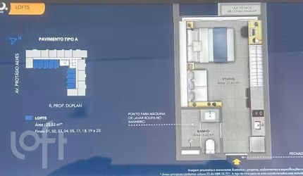 Apartamento com 1 quarto à venda na Rua Professor Duplan, 48, Rio Branco, Porto Alegre, 21 m2 por R$ 395.000