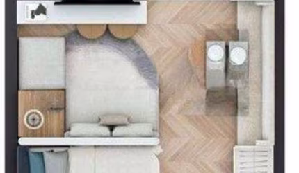 Apartamento com 1 quarto à venda na Rua Casemiro de Abreu, 576, Rio Branco, Porto Alegre, 24 m2 por R$ 430.000