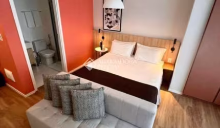 Apartamento com 1 quarto à venda na Avenida Iraí, 205, Indianópolis, São Paulo, 25 m2 por R$ 500.000