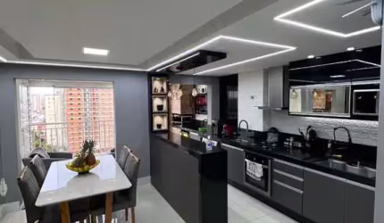Apartamento com 2 quartos à venda na Rua Piracicaba, 550, Vila Valparaíso, Santo André, 72 m2 por R$ 763.200