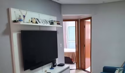 Apartamento com 1 quarto à venda na Rua Carneiro Leão, 388, Vila Scarpelli, Santo André, 39 m2 por R$ 321.000