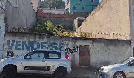 Terreno à venda na Rua Casimiro de Abreu, 287, Vila Aquilino, Santo André, 300 m2 por R$ 565.000