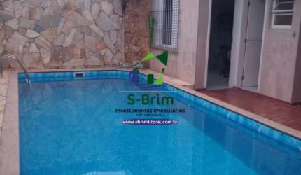 Casa com piscina a 600m da praia - Praia Grande, Ocian