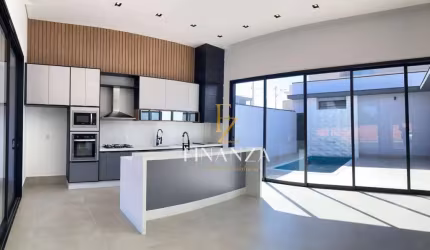 Casa nova, térrea, 3 suítes, piscina, Energia fotovoltaica, ótima localização, Cond, Gran Reserve, Indaiatuba  SP