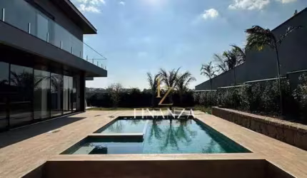 Imóvel de alto padrão com 690m² de área construída, 4 suítes, vista pôr do sol, Reserva Petrus, Indaiatuba - SP