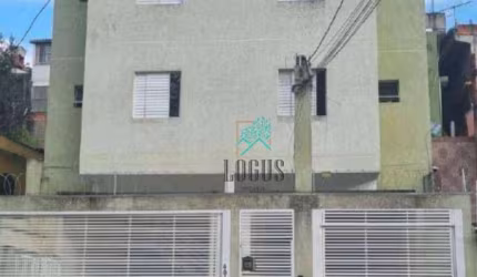 Cobertura de 86m² (43m² + 43m²) bem distribuído, 2 dormitórios, a venda por R$ 350.000 - Vila Lutécia, Santo André/SP