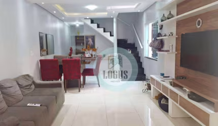 Sobrado bem distribuído com 184m² composto por 3 dormitórios sendo 1 suíte, à venda por R$ 795.000 - DEMARCHI, SBC/SP