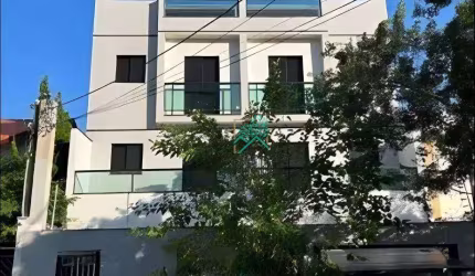 Cobertura com elevador de 2 dormitórios à venda, 86 m² por R$ 635.000 - Campestre - Santo André/SP