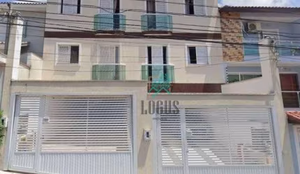 Cobertura com ótima disposição de 110m², composto por 2 dormitórios, à venda por R$570.000 - Vila Scarpelli, Santo André/SP