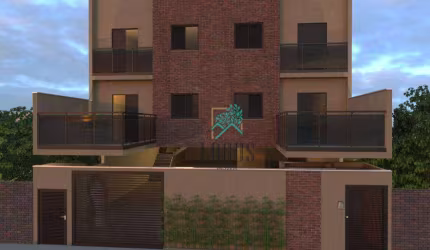 Apartamento com 2 dormitórios à venda, 60 m² por R$ 400.000,00 - Vila Linda - Santo André/SP