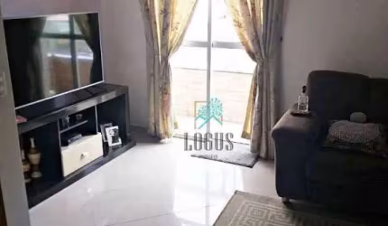 Apartamento de 95m² com ótima disposição, 3 dormitórios sendo 1 suíte, à venda por R$ 480.000 - Vila Cecília Maria, Santo André/SP