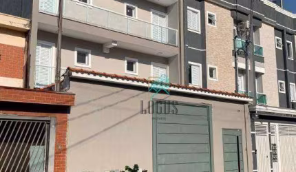 Cobertura com 3 dormitórios à venda, 76 m² por R$ 600.000,00 - Vila Camilópolis - Santo André/SP
