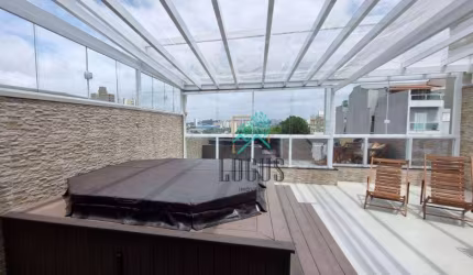 Cobertura IMPECÁVEL com ótima disposição de 128m², 2 dormitórios sendo 2 suítes, à venda por R$ 720.000 - Vila Valparaíso, Santo André/SP