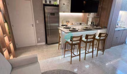 Apartamento com 2 dormitórios à venda, 58 m² por R$ 481.000,00 - Vila Alzira - Santo André/SP
