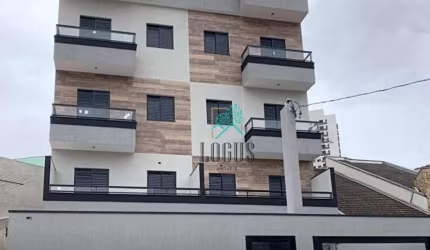 Apartamento com ótima disposição 45m², 2 dormitórios com varanda, à venda por R$ 368.000 - Santa Terezinha, Santo André/SP