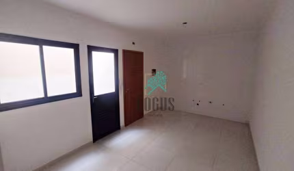 Apartamento de 43m² bem distribuído, 2 dormitórios, à venda por R$ 318.000 - Jardim Alvorada, Santo André/SP