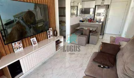 Apartamento com ótima disposição, 57m² composto por 2 dormitórios 1 suíte, à venda por R$ 418.000 - Curuçá, Santo André/SP