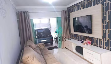 Casa térrea com 75m² de área construída composto por 1 dormitório, à venda por R$ 310.000 - Vila São José, SBC/SP