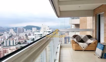 Apartamento com 2 dormitórios à venda, 109 m² por R$ 1.540.000,00 - Gonzaga - Santos/SP