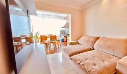 Apartamento com 3 dormitórios para alugar, 88 m²  - Campo Grande - Santos/SP