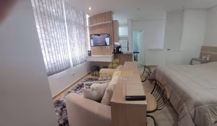 Kitnet com 1 dormitório à venda, 35 m² - Aparecida - Santos/SP