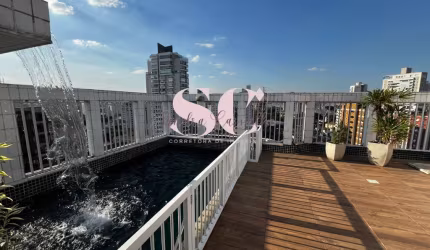 Cobertura Triplex 380 m² de Sofisticação, Vista Livre e Piscina na Ponta da Praia – Santos/SP