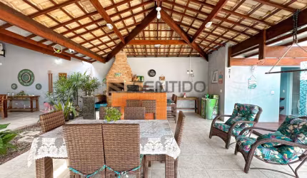Casa térrea com Área Gourmet, Piscina, Espaço Zen com hidro e Fogo de Chão - Itanhaém SP | Litoral Sul
