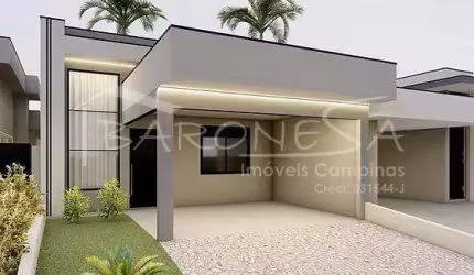 Casa em condomínio fechado com 3 quartos à venda na Avenida Luiz Greco, 500, Vila Monte Alegre, Paulínia, 131 m2 por R$ 950.000