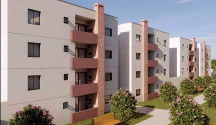 Apartamento com 2 quartos à venda na Rua Cassiano Ricardo, 1142, Vargem Grande, Pinhais, 51 m2 por R$ 295.000