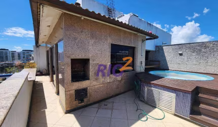 Rio 2 | Cobertura Duplex com 170m² | 2 Suítes | Piscina | Churrasqueira | 2 Vagas