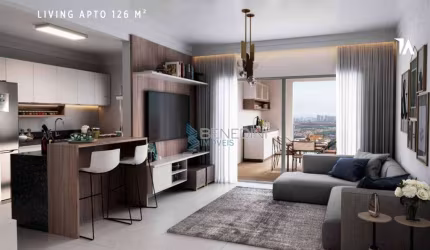 Apartamento com 3 dormitórios à venda, 126 m² por R$ 957.623,22 - Vila do Golf - Ribeirão Preto/SP