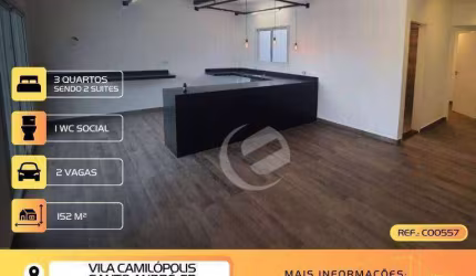 Cobertura com 3 dormitórios à venda, 152 m² por R$ 635.999,99 - Vila Camilópolis - Santo André/SP