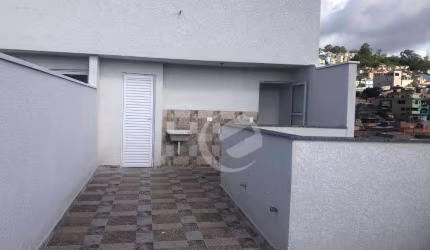 Cobertura com 2 dormitórios à venda, 76 m² por R$ 290.000,00 - Jardim Vila Rica - Santo André/SP