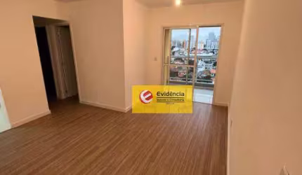 Apartamento, 50 m² - venda por R$ 370.000,00 ou aluguel por R$ 2.475,64/mês - Vila Scarpelli - Santo André/SP